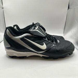 Nike Black and Silver Men's Athletic Shoes